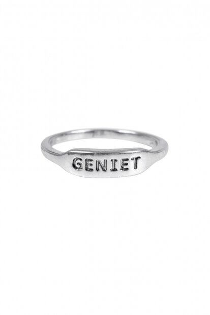 Zusss ring geniet in zilver maat 17