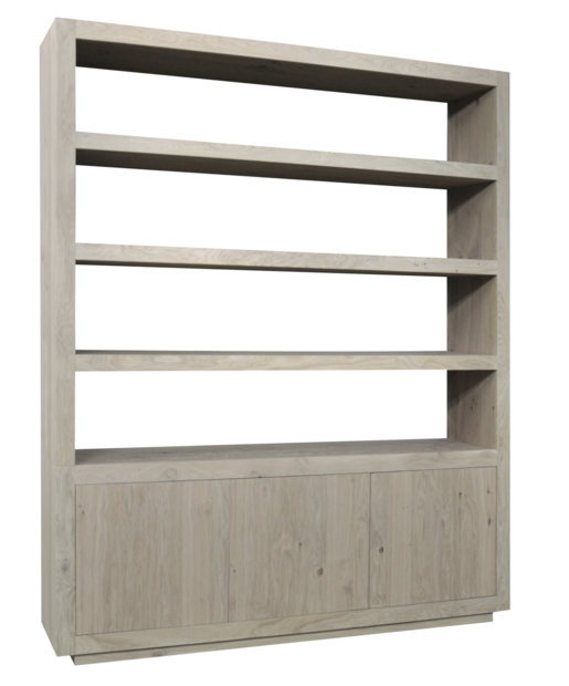 Vermeer helder vakkenkast maatwerk eiken vermeer