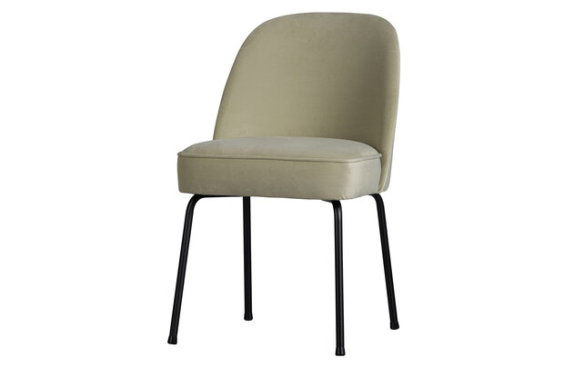 WOOOD Premium Vogue eetkamerstoel fluweel pistache