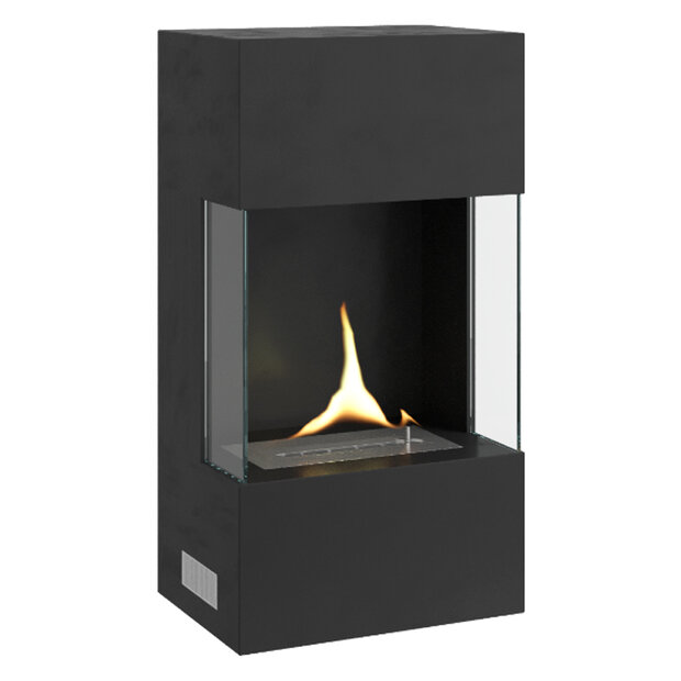 Tenderflame Indie 180 wandhaard black aluminium small