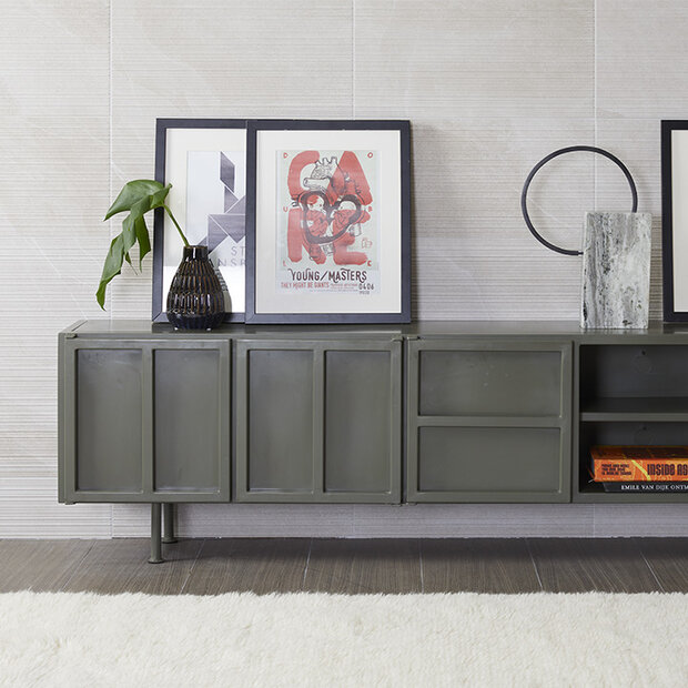New Routz tv dressoir Calgary Olive green 