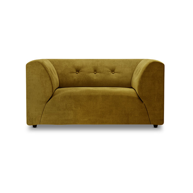 HKLIVING Vint Couch Loveseat Royal Velvet, Olive
