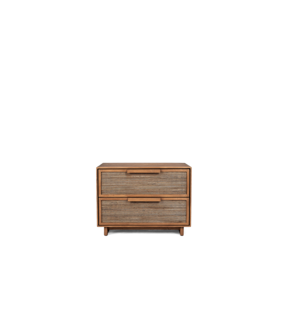 dBodhi Hopper teakhouten nachtkastje 2 lades 