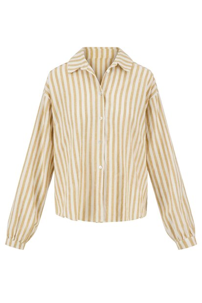 Zusss linnen streep blouse