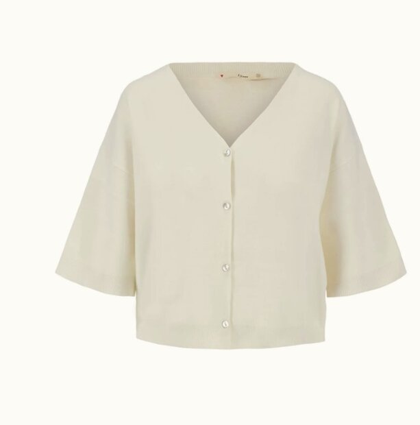 Zusss fijnbrei vestje off white
