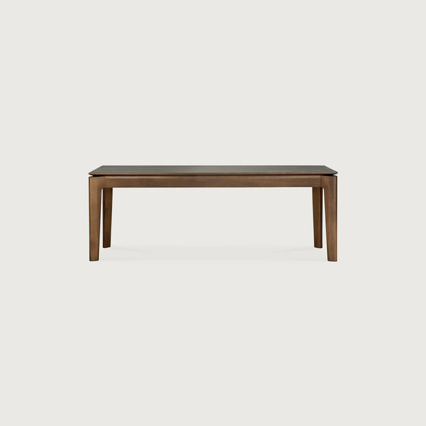 Ethnicraft Bok Bench Varnished Teak Brown 126cm