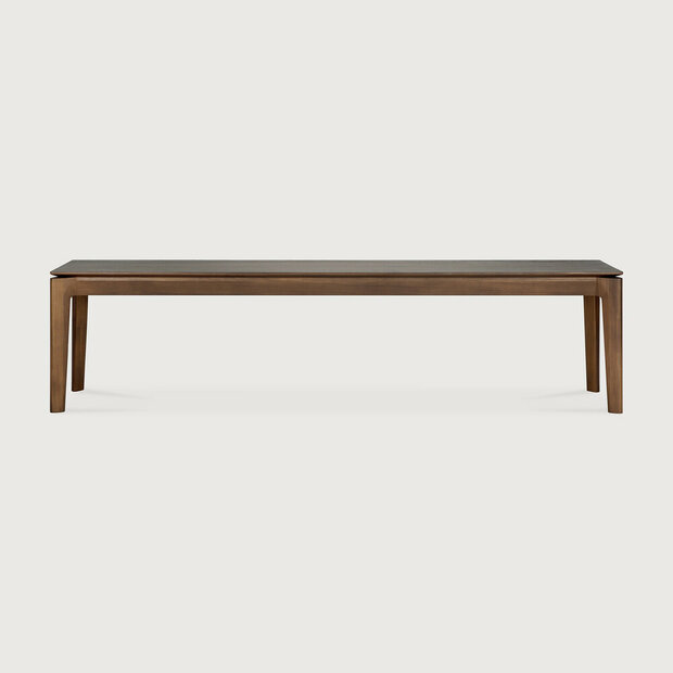 Ethnicraft Bok Bench Varnished Teak Brown 186cm