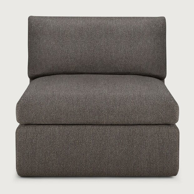 Ethnicraft Mellow Modular Sofa Granite Eco Fabric 1 Seater
