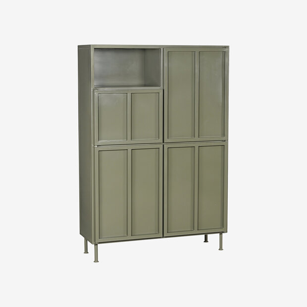 New Routz wandkast Ottawa olive green hoog