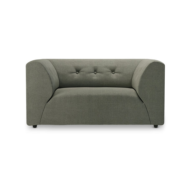 HKLIVING Vint Couch Element Loveseat Linen, Army Green