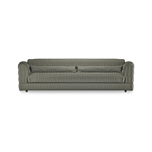 HKLIVING Club Couch Linen Army Green