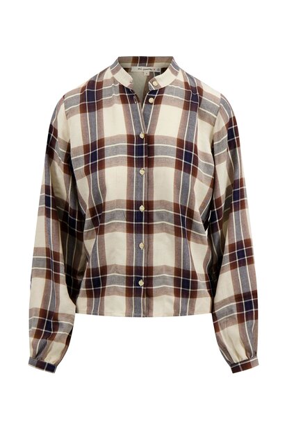 Zusss ruit blouse met strik