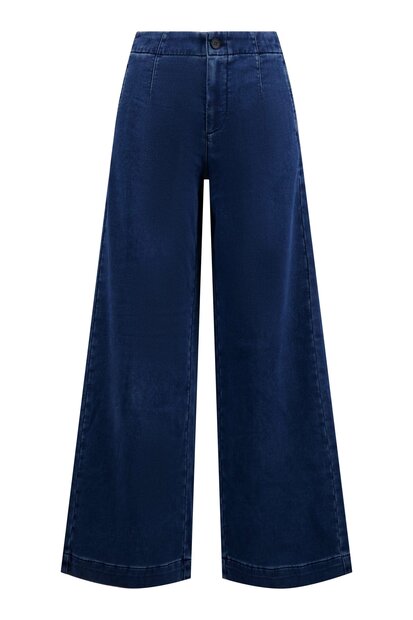 Zusss broek van jogger denim stof 