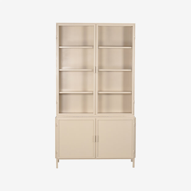 New Routz Garland 4 deurs vitrinekast Sand