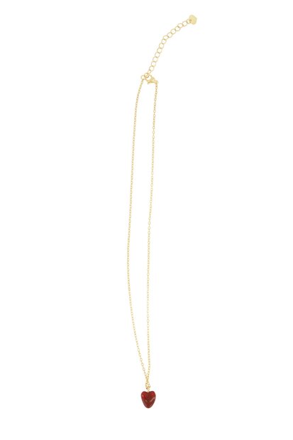 Zusss ketting met rood hartje