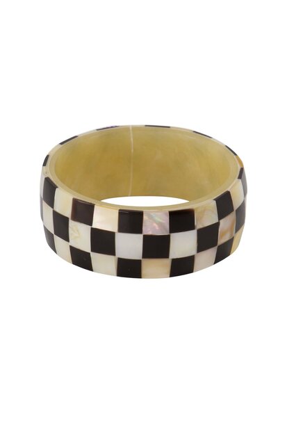 Zusss brede blok armband, zwart&sect;Zusss brede blok armband, zwart