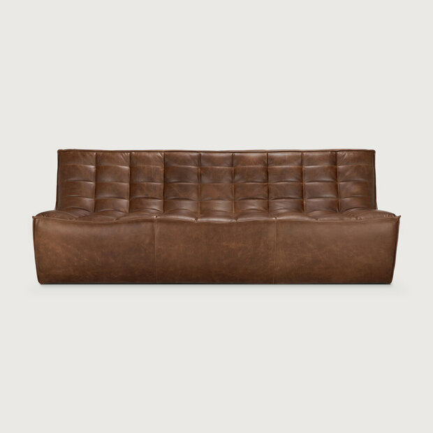 Ethnicraft N701 Sofa -3 Seater- Chestnut