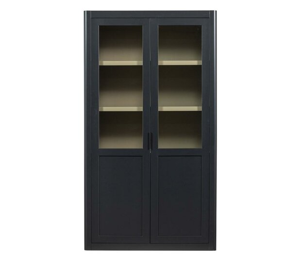 WOOOD Gunnar Buffetkast Grenen Mat Zwart