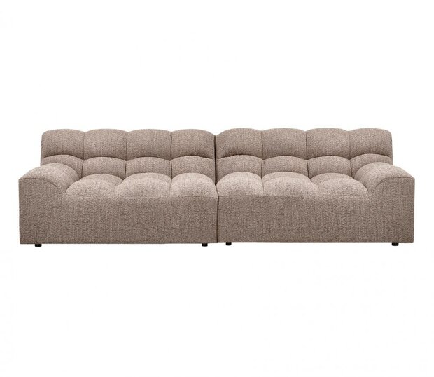 WOOOD Allure 3-zits Bank Geweven Stof Bruin Melange