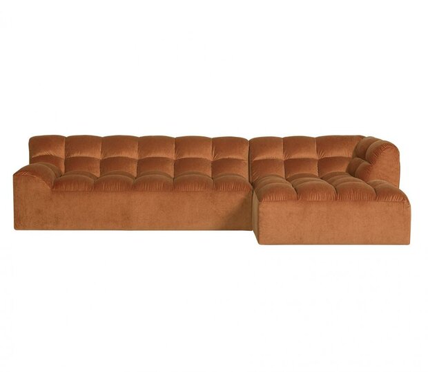 WOOOD Allure Chaise Longue Rechts Velvet Terra