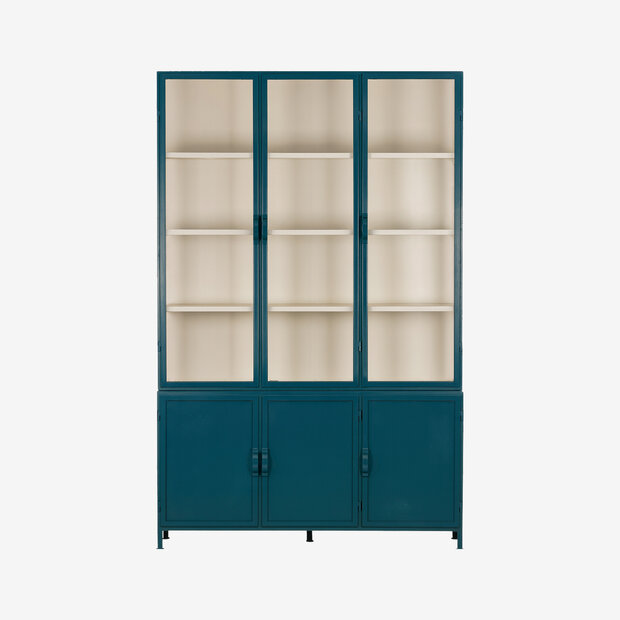 New Routz Detroit 6 deurs vitrinekast Deep blue