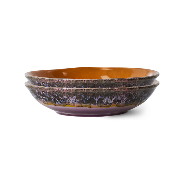 HKLIVING 70s ceramics: curry bowls daybreak, set of 2
