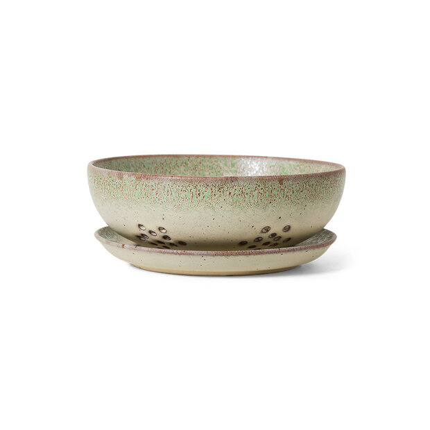 HKLIVING 70's ceramics Berry Bowl