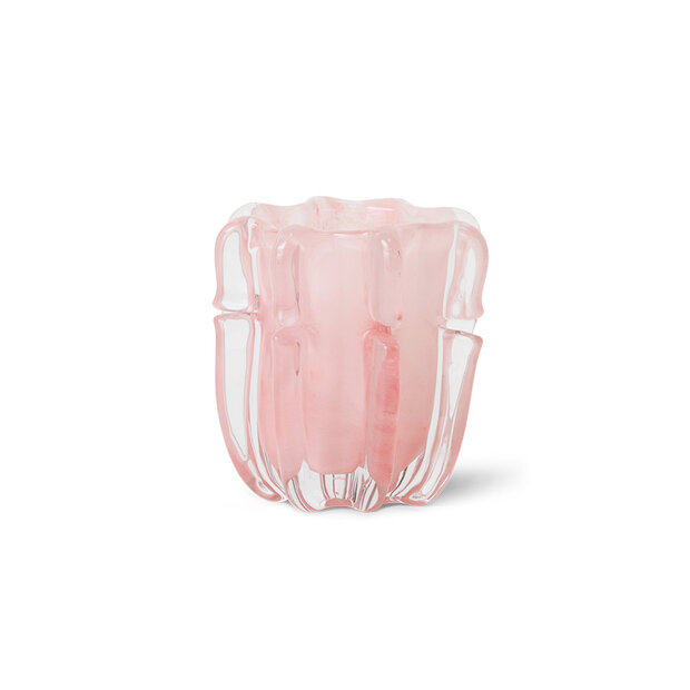 HKLIVING Coralla candle holder soft pink