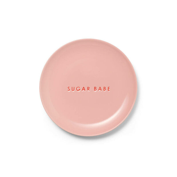 Vondels gebaksbordje sugar babe pink 