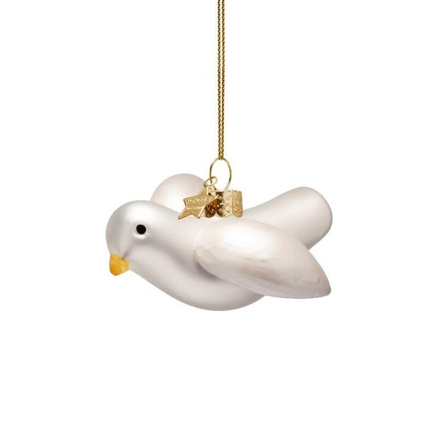 Vondels Ornament glas Nijntje-Miffy dove of peace 