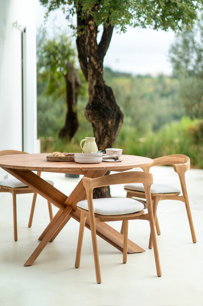 Ethnicraft outdoor Circle teak ronde eettafel 136 cm 