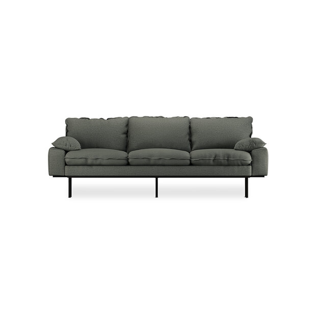 HKliving retro sofa 3 seats Wander, Army Green