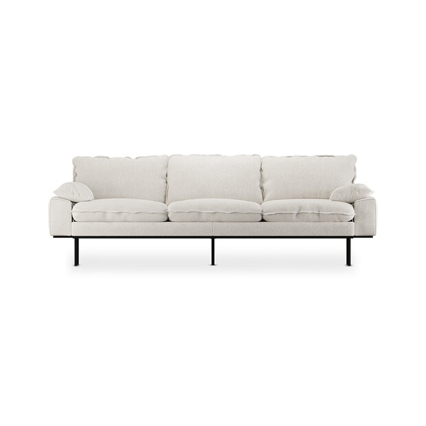 HKliving retro sofa 4 seats Boucle, Cream