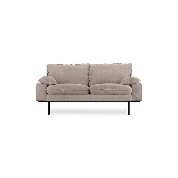 HKliving retro sofa 2 seats Sneak, Beige