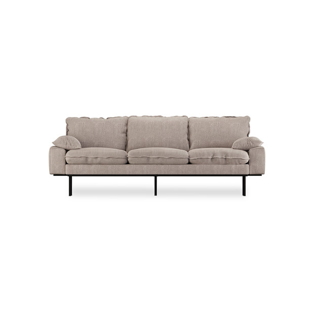 HKliving retro sofa 3 seats Sneak, Beige
