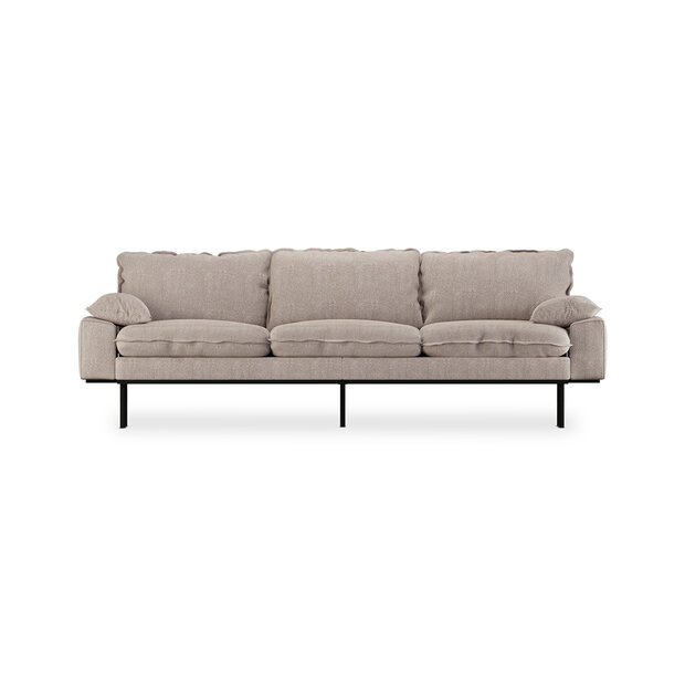 HKliving retro sofa 4 seats Sneak, Beige