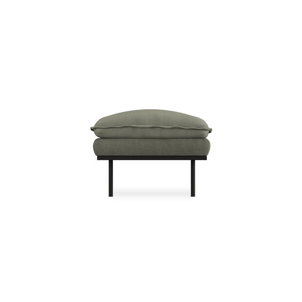 HKliving retro Hocker Linen, Army Green