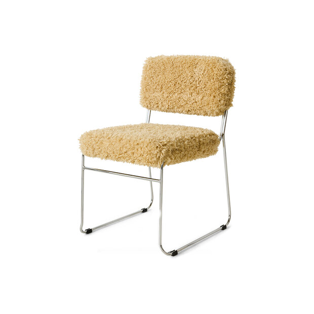 HKLIVING Endless Dining Chair Poodle Golden