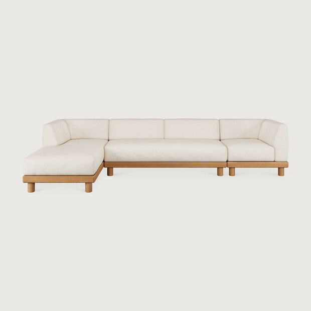 Ethnicraft Monocle Outdoor Modulaire Sofa Set Left B