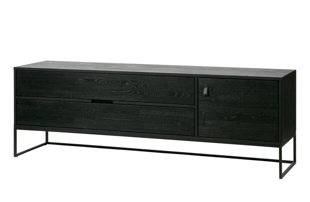WOOOD Essentials Silas tv meubel black night