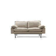 HKliving retro sofa 2 seats cosy beige