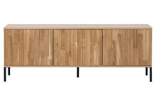 WOOOD Premium Gravure tv meubel 150 cm eiken blanke lak 