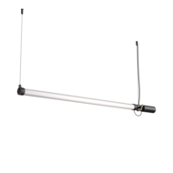 Tonone Mr. Tubes Led Pendant Horizontal Driver On Fixture Smokey Black 2700k
