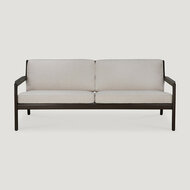 Ethnicraft  Jack Mahonie Dark Brown Bank Ivory 2 Seater