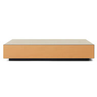 HKLIVING Mirror Block Coffee Table Smokey Brown 80x55cm