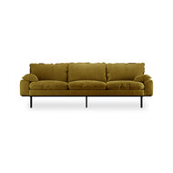 HKliving retro sofa 4 seats Royal Velvet, Olive