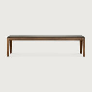 Ethnicraft Bok Bench Varnished Teak Brown 186cm