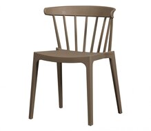 WOOOD Bliss Tuinstoel Met Spijlen Coffee Fiber Bruin Melange