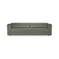 HKLIVING Club Couch Linen Army Green