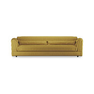 HKLIVING Club Couch Linen Burnt Ochre